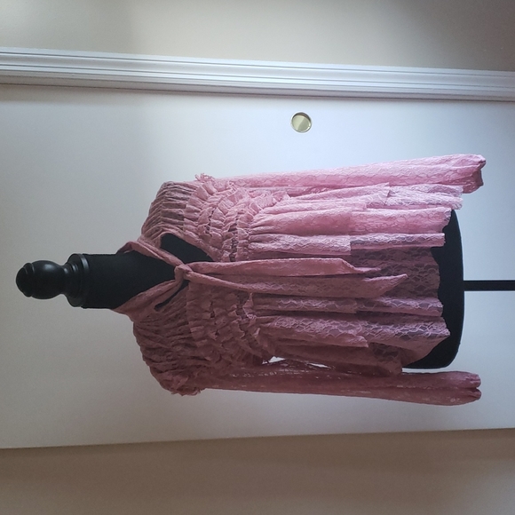 INC lacey top xs - Picture 3 of 7